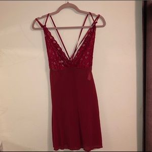 Red lace lingerie cami✨